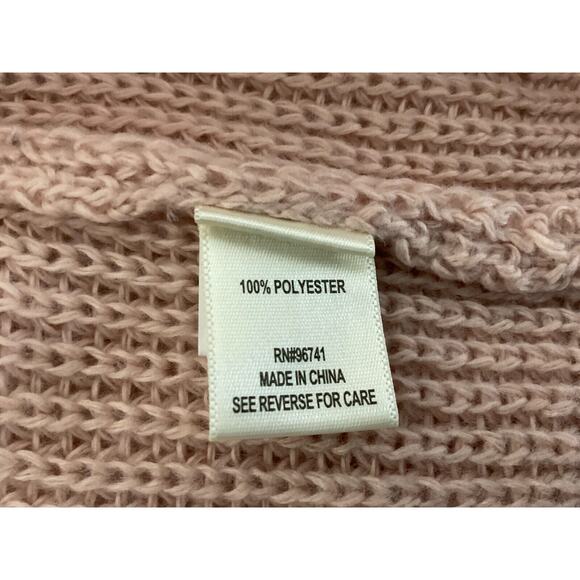 Neon Soul Pink Mock Neck Knit Sweater Size 1X Women's Fashion - Picture 7 of 9